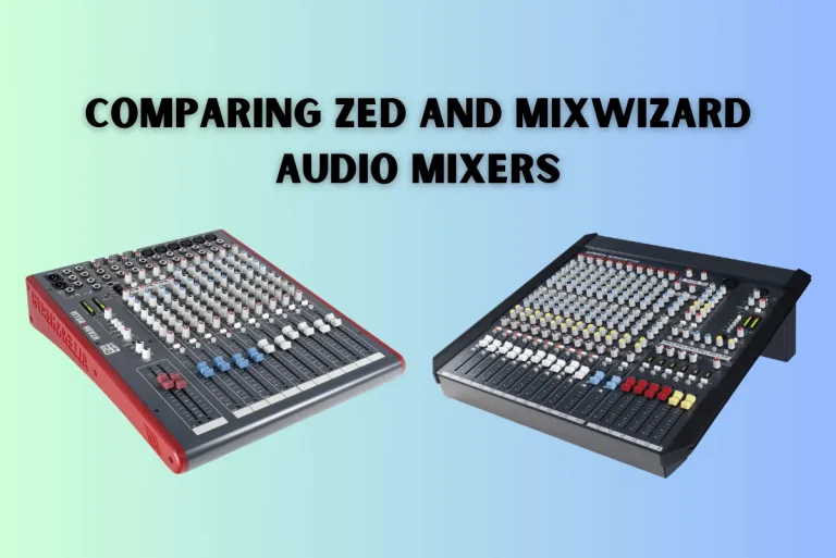 Zed vs MixWizard: Comparing Two Popular Audio Mixers