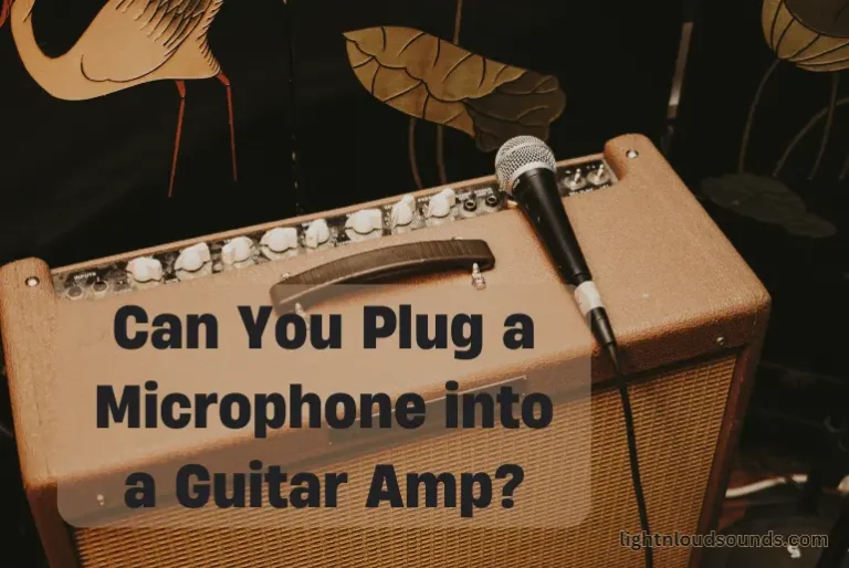 Can You Plug a Microphone into a Guitar Amp? Explained