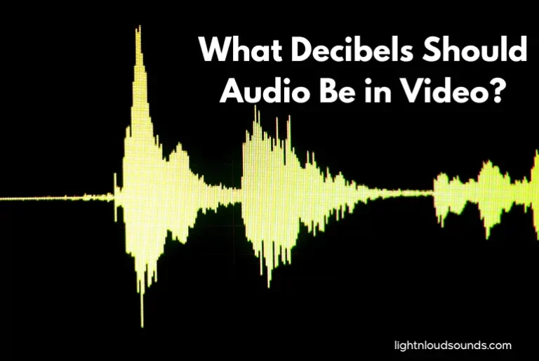 What dB Should Audio Be in Video?